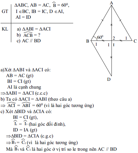 Tài liệu ôn thi học kì 1 môn Toán lớp 7 có đáp án
