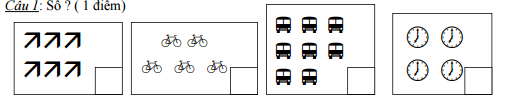 Đề thi hki 1 môn Toán lớp 1