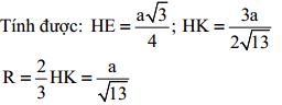Đáp án đề thi học kỳ 1 môn Toán lớp 12