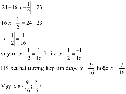 Đáp án đề thi học kì 1 môn Toán lớp 7 tỉnh Bắc Giang