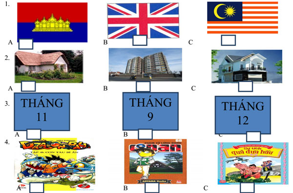 Đề kiểm tra học kỳ 1 môn tiếng Anh lớp 5   