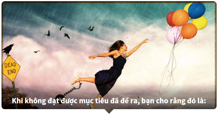 Năm 2016 của bạn sẽ: thái độ đối mặt thất bại