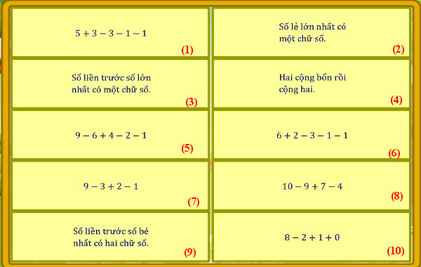 Đề thi violympic toán lớp 1 vòng 11