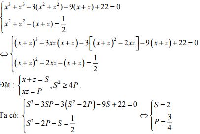 Phương pháp giải hệ phương trình thường gặp trong đề thi đại học