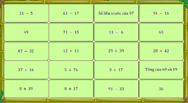 Đề thi violympic toán lớp 2 vòng 7