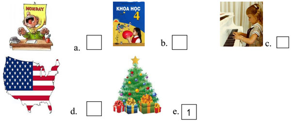 Đề kiểm tra học kỳ 1 môn tiếng Anh lớp 4 có đáp án   