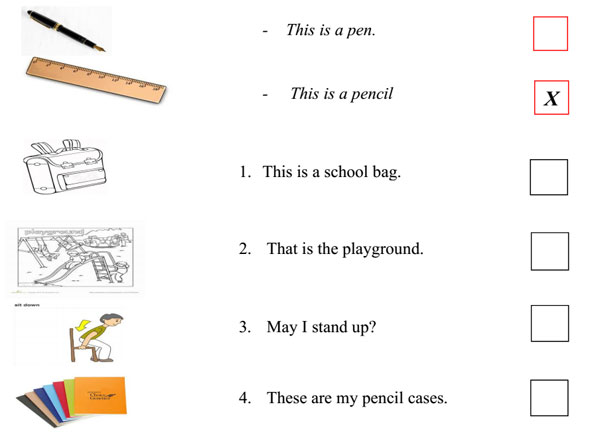Đề kiểm tra học kỳ 1 môn tiếng Anh lớp 3 năm 2015   