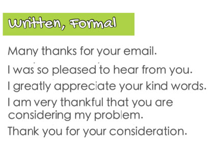 Nói lời cảm ơn trong nhiều tình huống Cách nói lời cảm ơn trong tiếng Anh