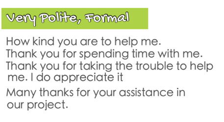 Nói lời cảm ơn trong nhiều tình huống Cách nói lời cảm ơn trong tiếng Anh