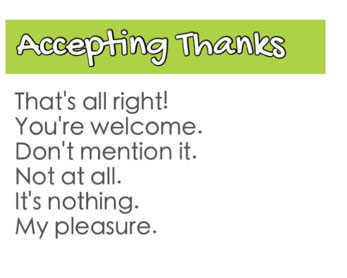 Nói lời cảm ơn trong nhiều tình huống Cách nói lời cảm ơn trong tiếng Anh