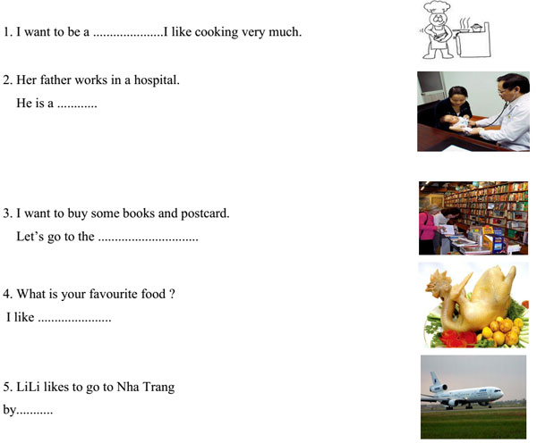 Đề Giao lưu học sinh giỏi tiếng Anh lớp 5 Đề thi học sinh giỏi môn tiếng Anh lớp 5