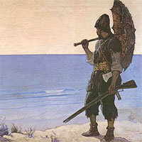 Giáo án bài Rô-Bin-Xơn ngoài đảo hoang