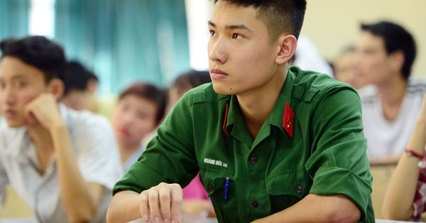Tuyển sinh Quân đội: Phải đăng ký NV1 trước khi dự thi THPT quốc gia