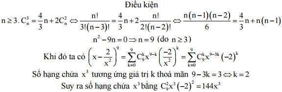 Đáp án đề thi thử Đại học môn Toán khối A, khối B, khối D