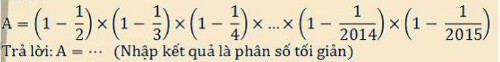 Đề thi violympic toán lớp 5