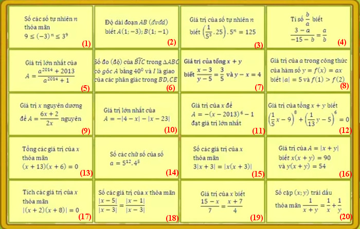 Đề thi violympic toán lớp 9