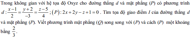 Đề thi thử THPT Quốc gia môn Toán trường THPT Hiền Đa, Phú Thọ năm 2014 - 2015 (Lần 2) Đề thi thử Đại học môn Toán có đáp án
