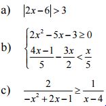 Đề thi giữa học kì 2 môn Toán lớp 10 (cơ bản)