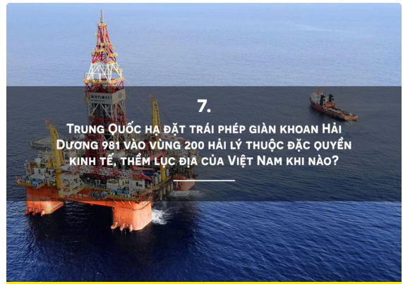 Tìm hiểu biển đảo quê hương qua câu hỏi trắc nghiệm