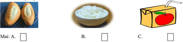 Đề kiểm tra học kỳ 2 môn Tiếng Anh lớp 4   