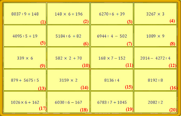 Luyện thi violympic toán lớp 3 vòng 18