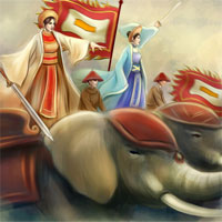 Giáo án Lịch sử 6 bài Cuộc khởi nghĩa Hai Bà Trưng