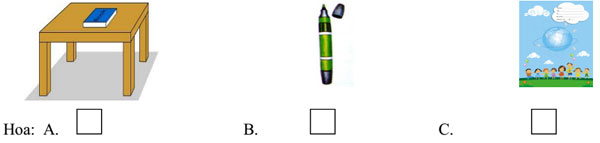 Đề thi học kỳ 2 môn Tiếng Anh lớp 3 Đề kiểm tra học kỳ 2 môn Tiếng Anh lớp 3