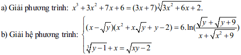 Đề thi chọn học sinh giỏi cấp tỉnh môn Toán lớp 12 Chuyên Sở GD-ĐT Bắc Ninh năm 2015 - 2016 Đề thi học sinh giỏi môn Toán cấp tỉnh có đáp án