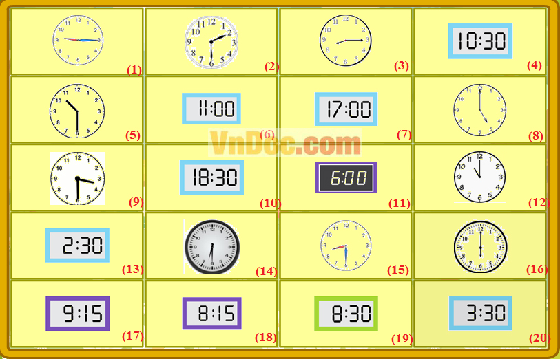 Đề thi violympic toán tiếng anh lớp 2 vòng 10
