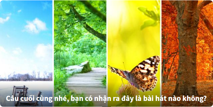 Nhìn hình đoán tên ca khúc nổi tiếng