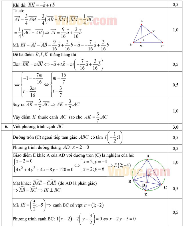 Đề thi học sinh giỏi cấp trường môn Toán lớp 10
