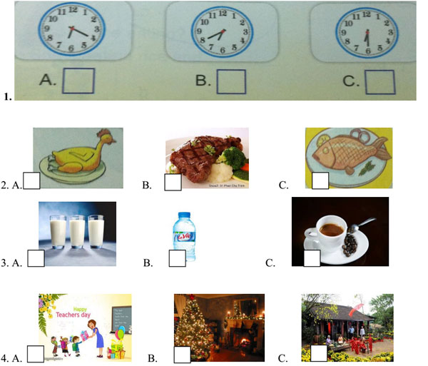 Đề thi học kì 2 môn Tiếng Anh lớp 4 