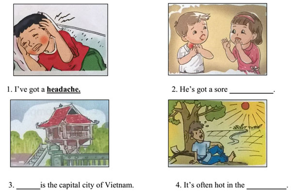 Đề thi học kỳ 2 môn Tiếng Anh lớp 5 Đề thi học kì 2 môn Tiếng Anh lớp 5