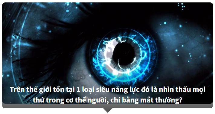 Bạn biết gì về năng lực siêu nhiên?