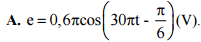 Đề thi thử THPT Quốc gia năm 2016 môn Vật lý trường THPT Cẩm Bình, Hà Tĩnh