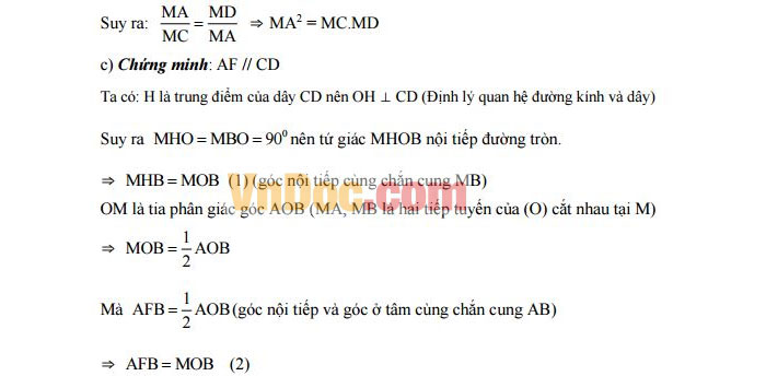 Đáp án đề thi vào lớp 10 môn Toán Đáp án đề thi vào lớp 10 môn Toán