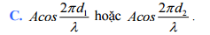 Đề thi thử THPT Quốc gia môn Vật lý năm 2016 trường THPT Đa Phúc, Hà Nội (Lần 3)