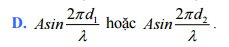 Đề thi thử THPT Quốc gia môn Vật lý năm 2016 trường THPT Đa Phúc, Hà Nội (Lần 3)