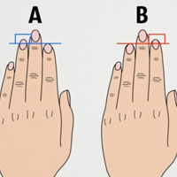 Độ dài ngón tay nói gì tính cách của bạn?