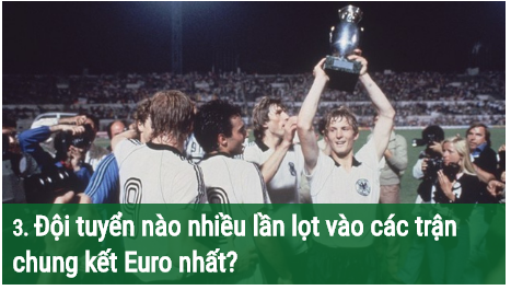 Thử tài hiểu biết của bạn về lịch sử các kỳ Euro