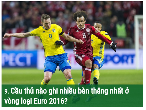 Thử tài hiểu biết của bạn về lịch sử các kỳ Euro