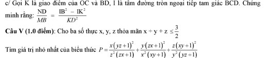 Đề thi vào lớp 10 môn Toán Đề thi vào lớp 10 môn Toán