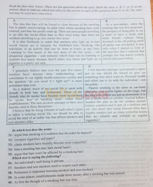 Đề thi vào lớp 10 trường PTNK đại học quốc gia HCM