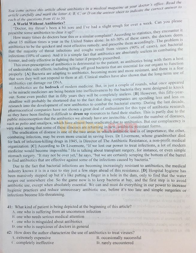 Đề thi vào lớp 10 trường PTNK đại học quốc gia HCM có đáp án 