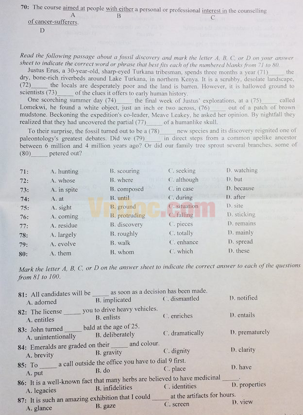 Ôn thi vào lớp 10 môn Tiếng Anh