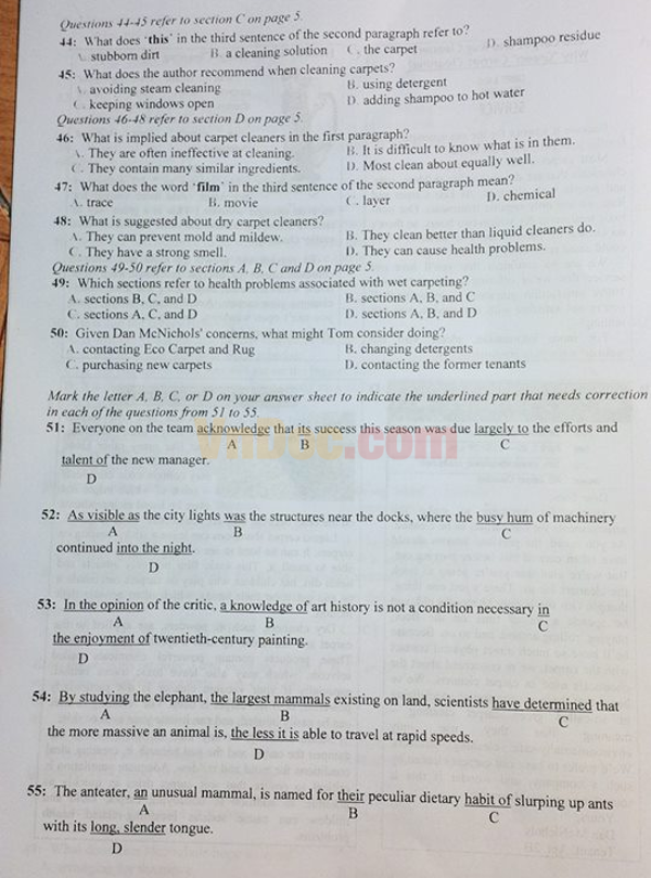 Đề thi tuyển sinh vào lớp 10 hay nhất Đề thi tuyển sinh vào lớp 10