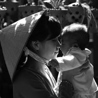 Phân tích vẻ đẹp của tình mẫu tử ở hai nhân vật Mai (Rừng xà nu) và người đàn bà hàng chài (Chiếc thuyền ngoài xa)