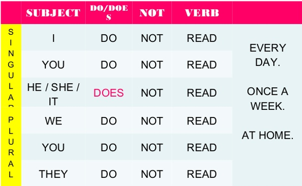 Tổng quát 12 thì cơ bản trong tiếng Anh Cách chia động từ trong thì hiện tại đơn