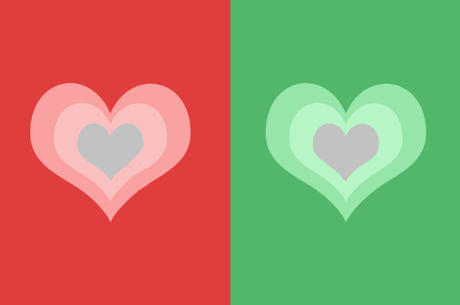 phân biệt màu sắc 