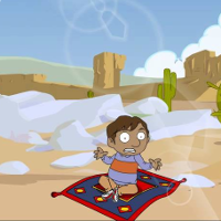 Bé học Tiếng Anh qua truyện ngắn: Ali and the magic carpet